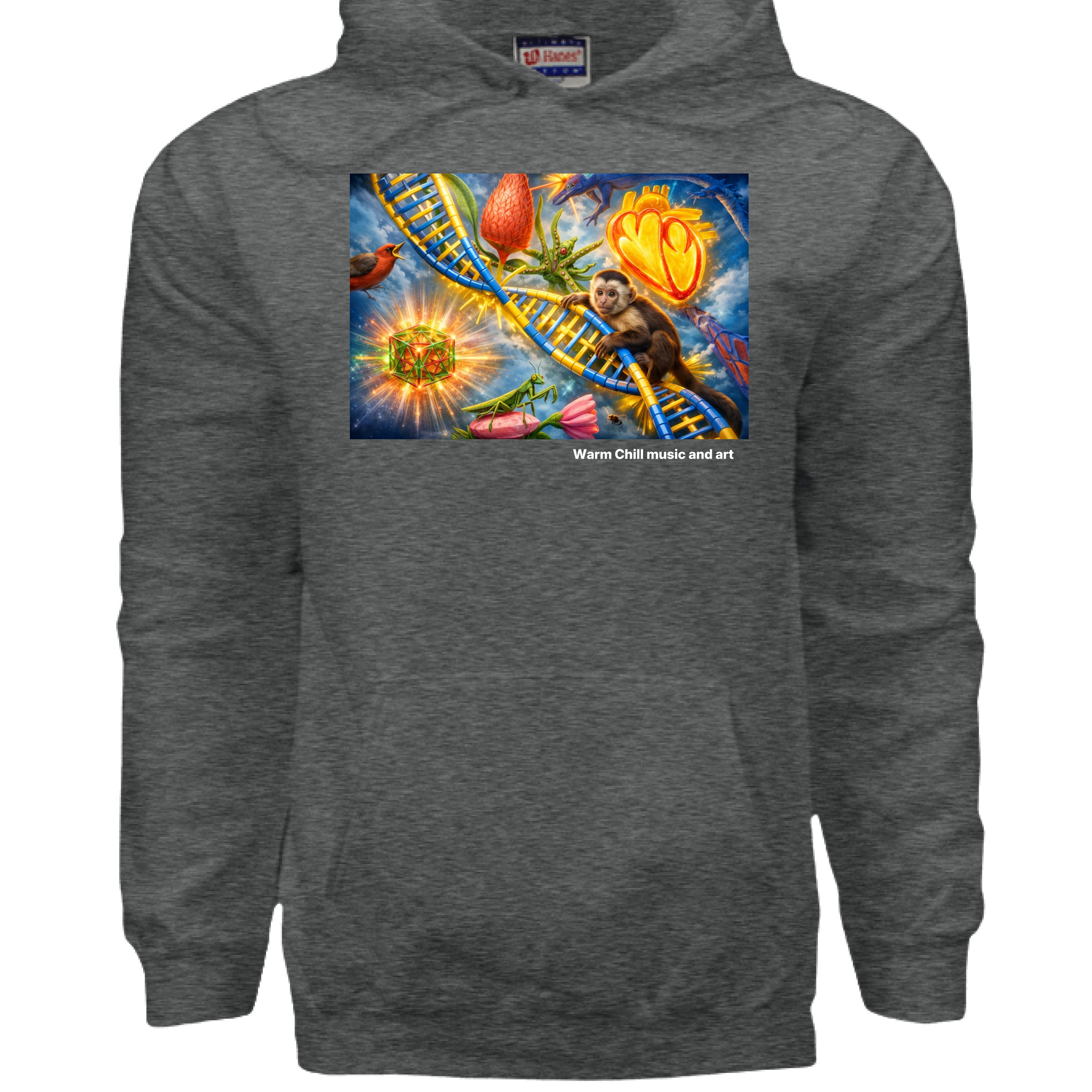 CHARCOAL HEATHER - FRONT